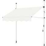 Copertina/marchiza 300 cm, reglabila 200 - 300 cm, protectie UV 50+, rezistenta la intemperii, bej