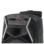 Boxa portabila tip troler 400 W, cu bluetooth, microfon, telecomanda, lumini LED, 32 x 29 x 51,5 cm - imagine 3