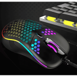Mouse gaming, senzor optic precis, 6 butoane, ajustarea sensibilitatii 1200 - 7200 DPI, frecventa 125-1000Hz, viteza maxima 200 IPS, iluminare de fundal LED colorata - imagine 2