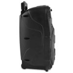 Boxa portabila tip troler 400 W, cu bluetooth, microfon, telecomanda, lumini LED, 32 x 29 x 51,5 cm - imagine 5