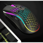 Mouse gaming, senzor optic precis, 6 butoane, ajustarea sensibilitatii 1200 - 7200 DPI, frecventa 125-1000Hz, viteza maxima 200 IPS, iluminare de fundal LED colorata - imagine 10