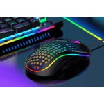 Mouse gaming, senzor optic precis, 6 butoane, ajustarea sensibilitatii 1200 - 7200 DPI, frecventa 125-1000Hz, viteza maxima 200 IPS, iluminare de fundal LED colorata - imagine 11