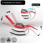 Sezlong balansoar, pliabil, rezistent la intemperii, rezistent la UV, capacitate 150 kg, 175 x 78 x 89 cm, rosu - imagine 4