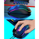 Mouse gaming, senzor optic precis, 6 butoane, ajustarea sensibilitatii 1200 - 7200 DPI, frecventa 125-1000Hz, viteza maxima 200 IPS, iluminare de fundal LED colorata - imagine 13