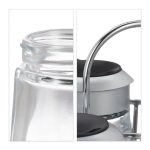 Set 6 recipiente pentru condimente, suport inox, 12 x 17,5 cm - imagine 2