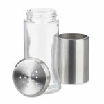 Set 12 recipiente condimente, suport inox, rotativ, 31 x 18 cm - imagine 2