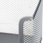Set organizator de birou, 9 piese, plasa metalica, Silver - imagine 6