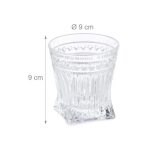 Set whisky 5 piese Relaxdays, 4 pahare 240 ml si o carafa 500 ml - imagine 5