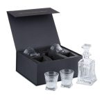 Set whisky 5 piese Relaxdays, 4 pahare 240 ml si o carafa 500 ml - imagine 6