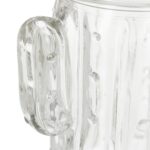 Set de 8 pahare in forma de cactus, pentru limonada, capace si paie, din sticla, 500 ml - imagine 5