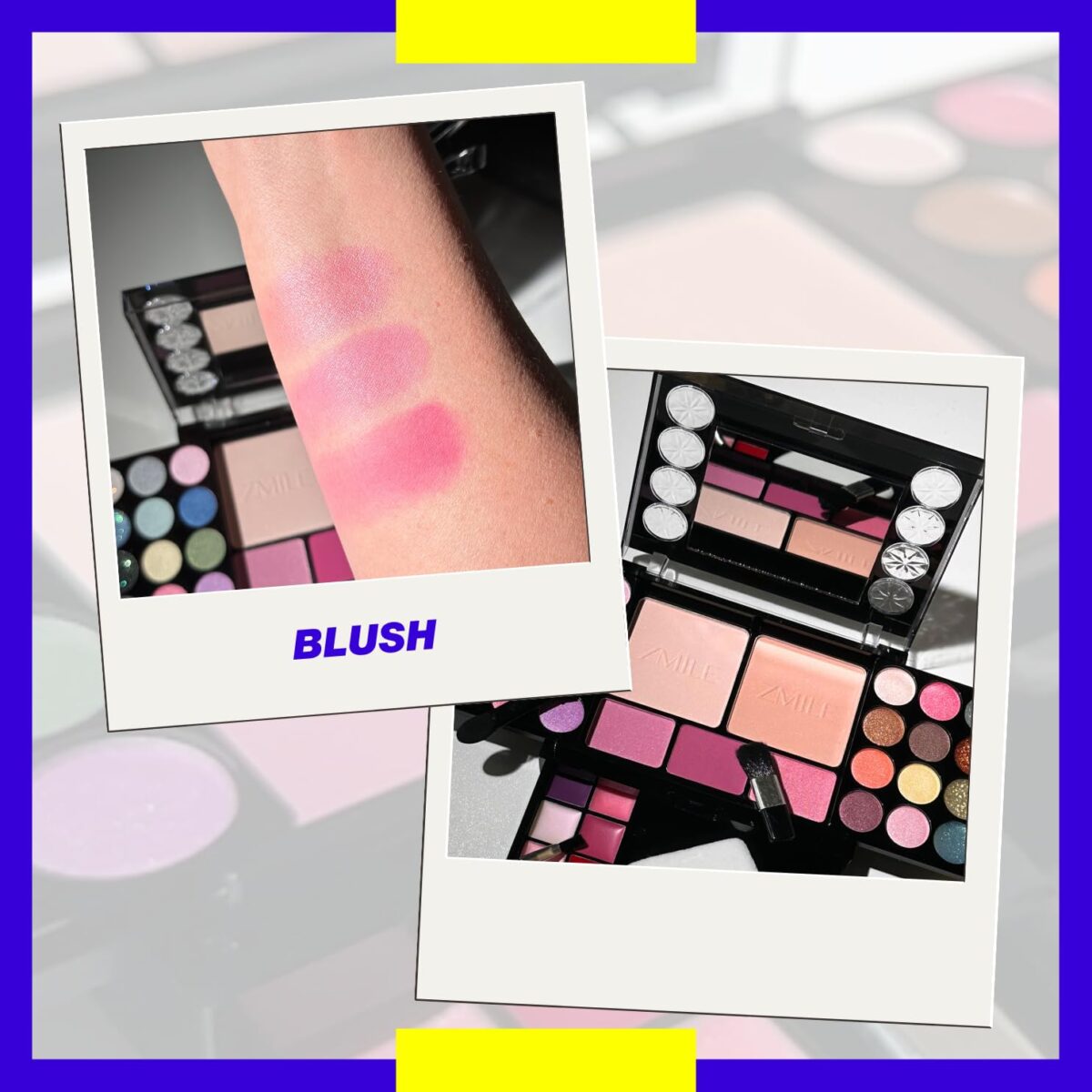 Paleta de machiaj "Diamonds" Vegan, 42 piese, ZmileCosmetics - imagine 3