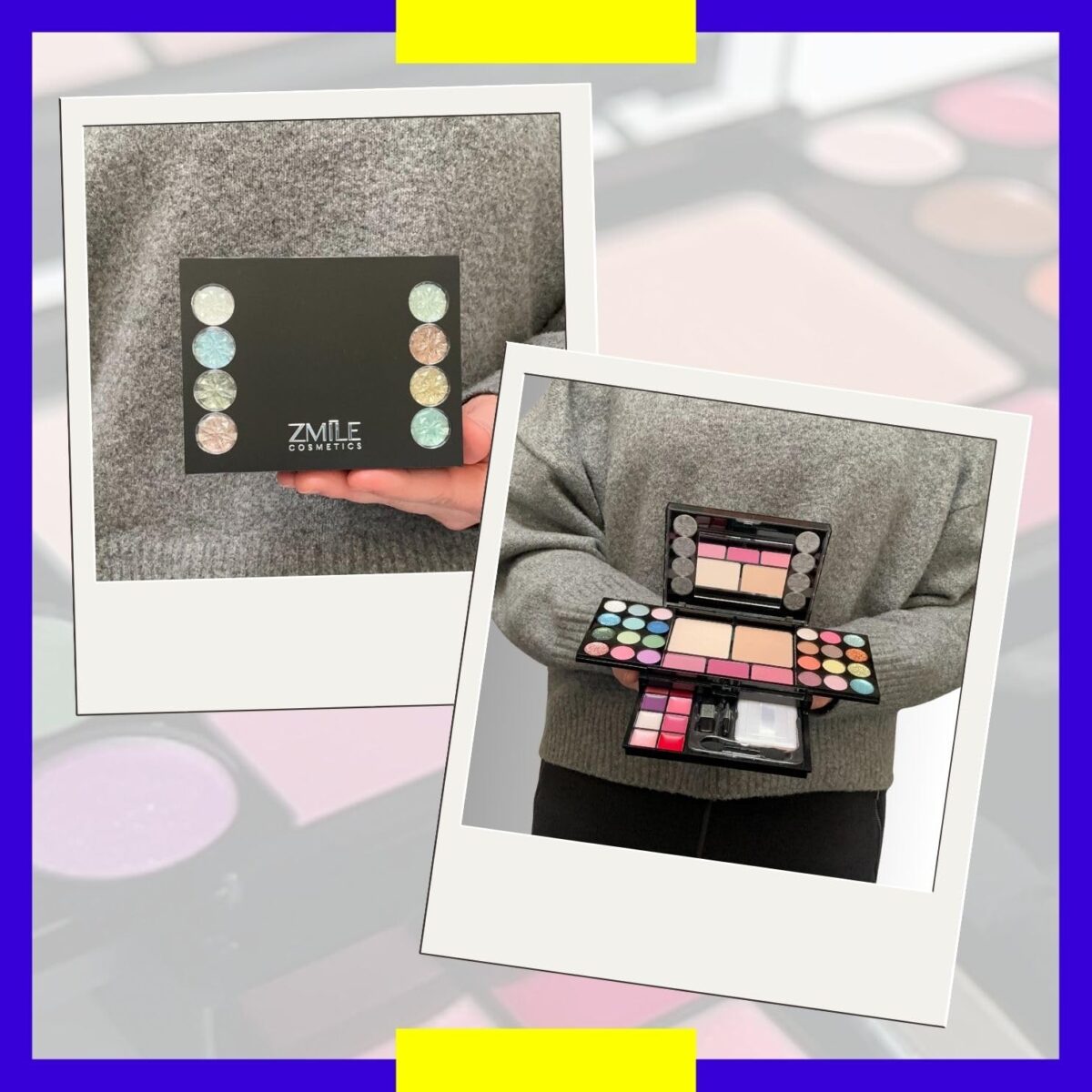 Paleta de machiaj "Diamonds" Vegan, 42 piese, ZmileCosmetics - imagine 6