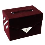 Trusa de Machiaj "Sweet Beauty Cherry" Vegan, 74 piese, geanta catifea, Zmile Cosmetics - imagine 2