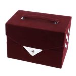 Trusa de Machiaj "Sweet Beauty Cherry" Vegan, 74 piese, geanta catifea, Zmile Cosmetics - imagine 3