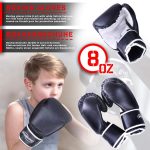 Sac de box pentru copii, cu 2 manusi incluse, 9kg, negru - imagine 2