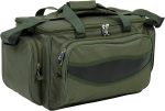 Geanta pescuit Physionics® impermeabila, 4 compartimente, curea de umar captusita, manere de transport, verde Army, 56 x 31 x 30cm - imagine 2