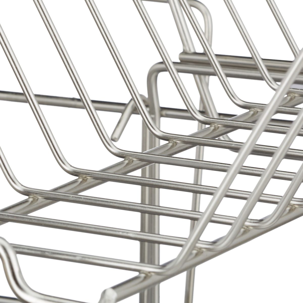 Scurgator vase Relaxdays, din metal, 2 niveluri, cu suport de tacamuri, 23.5 x 48 x 32 cm - imagine 7