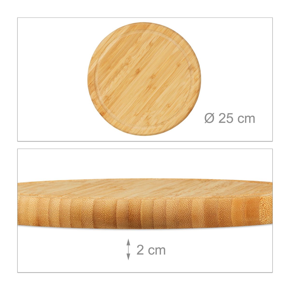 Set 2 tocatoare de bucatarie Relaxdays, servire mic dejun, 2 x 25 x 25 cm - imagine 4