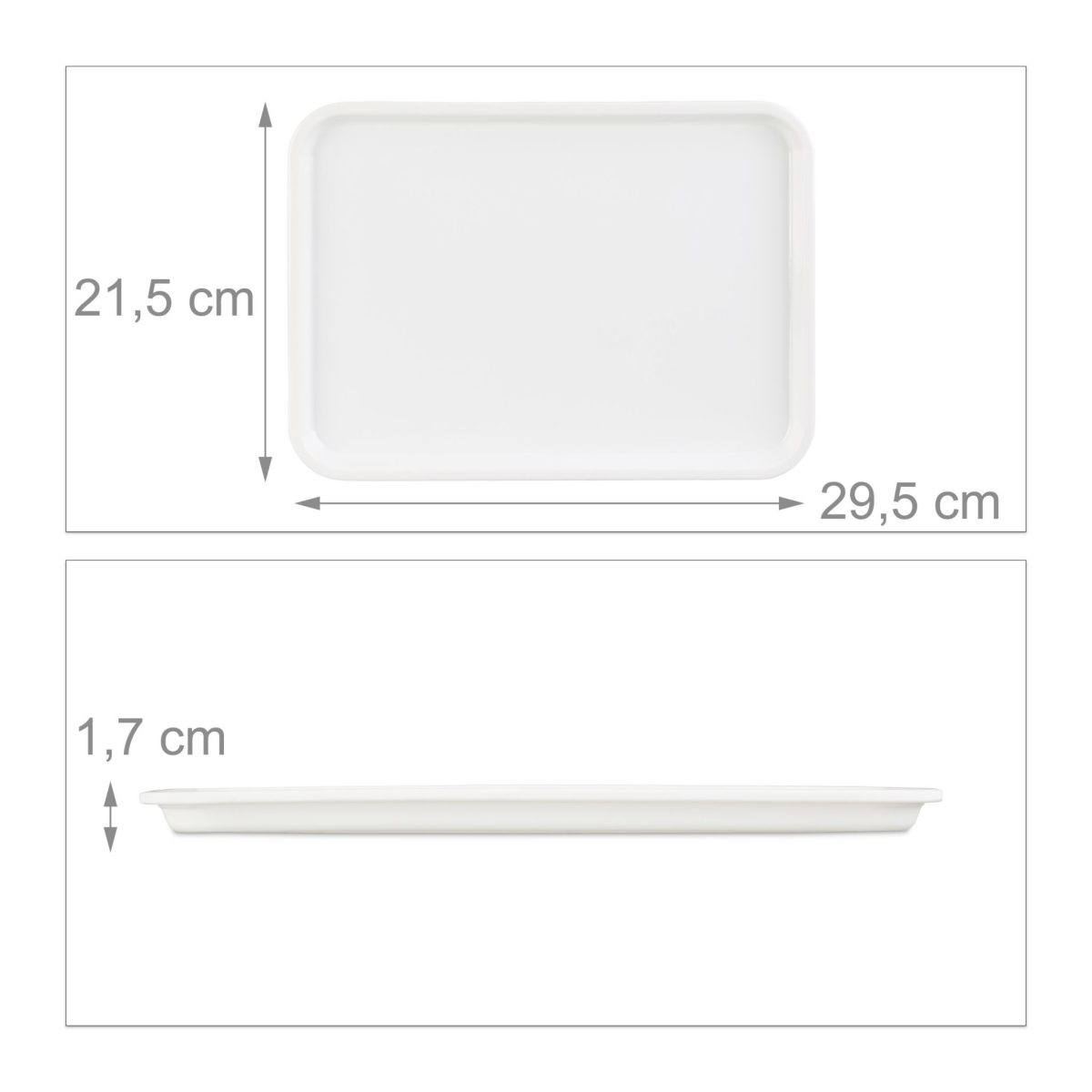 Tocator de bucatarie cu tava de colecatare, Relaxdays, din bambus, 3 x 30 x 25.5 cm - imagine 5