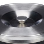 Cos incorporabil pentru blatul de lucru, 8 l, capac inox, negru, Relaxdays - imagine 5