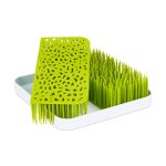 Scurgator vase pentru biberoane si tacamuri pentru bebelusi, Relaxdays, verde, din plastic, 6.5 x 23.5 x 23.5 cm - imagine 6