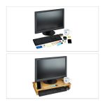 Suport pentru monitor, din bambus, 9 x 60 x 30 cm - imagine 6