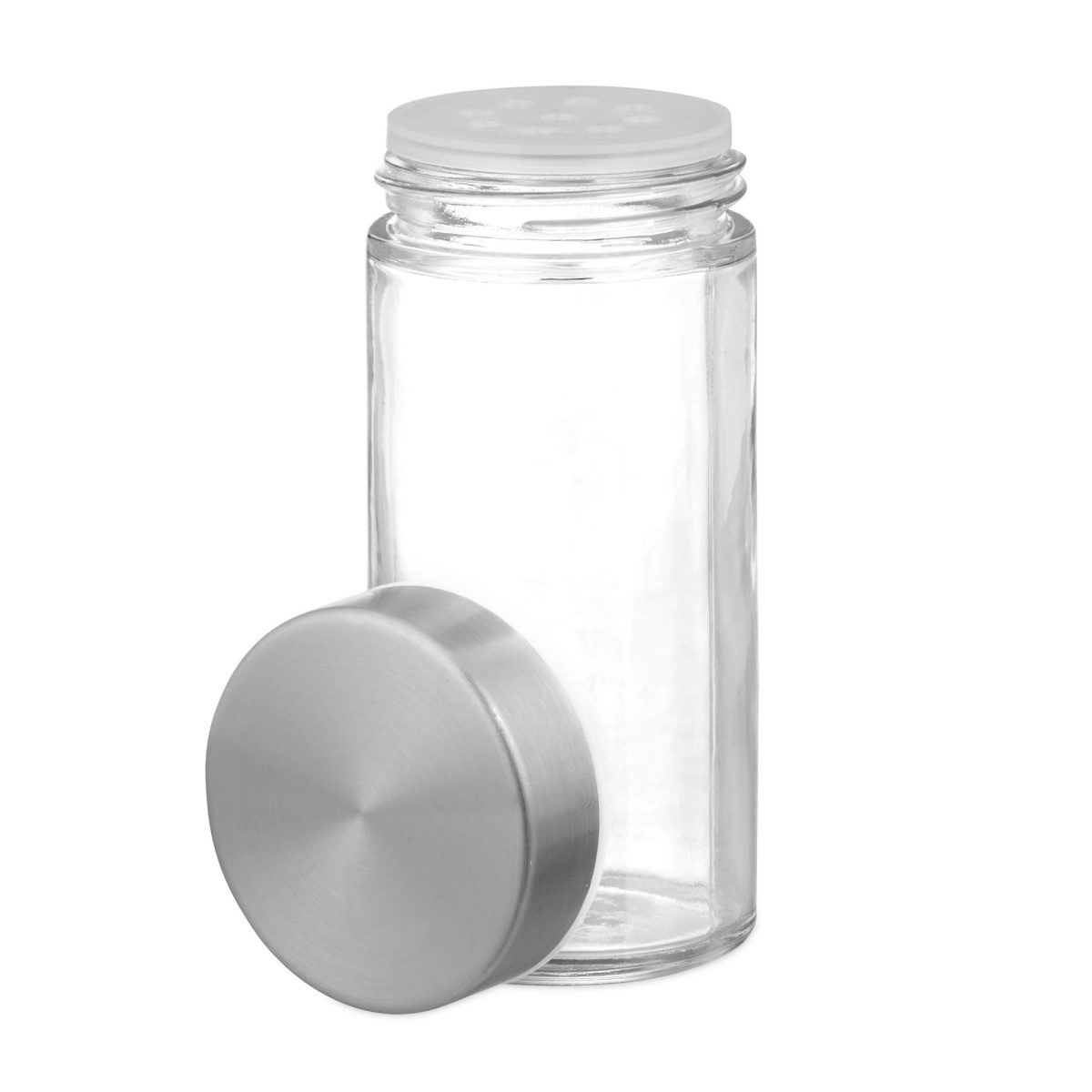 Set 20 recipiente condimente cu suport rotativ,inox, Relaxdays - imagine 8