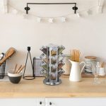 Set 16 recipiente condimente cu suport rotativ, inox, 33 x 22 cm - imagine 2