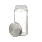 Set 16 recipiente condimente cu suport rotativ, inox, 33 x 22 cm - imagine 7