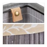 Cos de rufe Relaxdays, gri, 30 l, 50 x 39 x 30, 5 cm - imagine 8