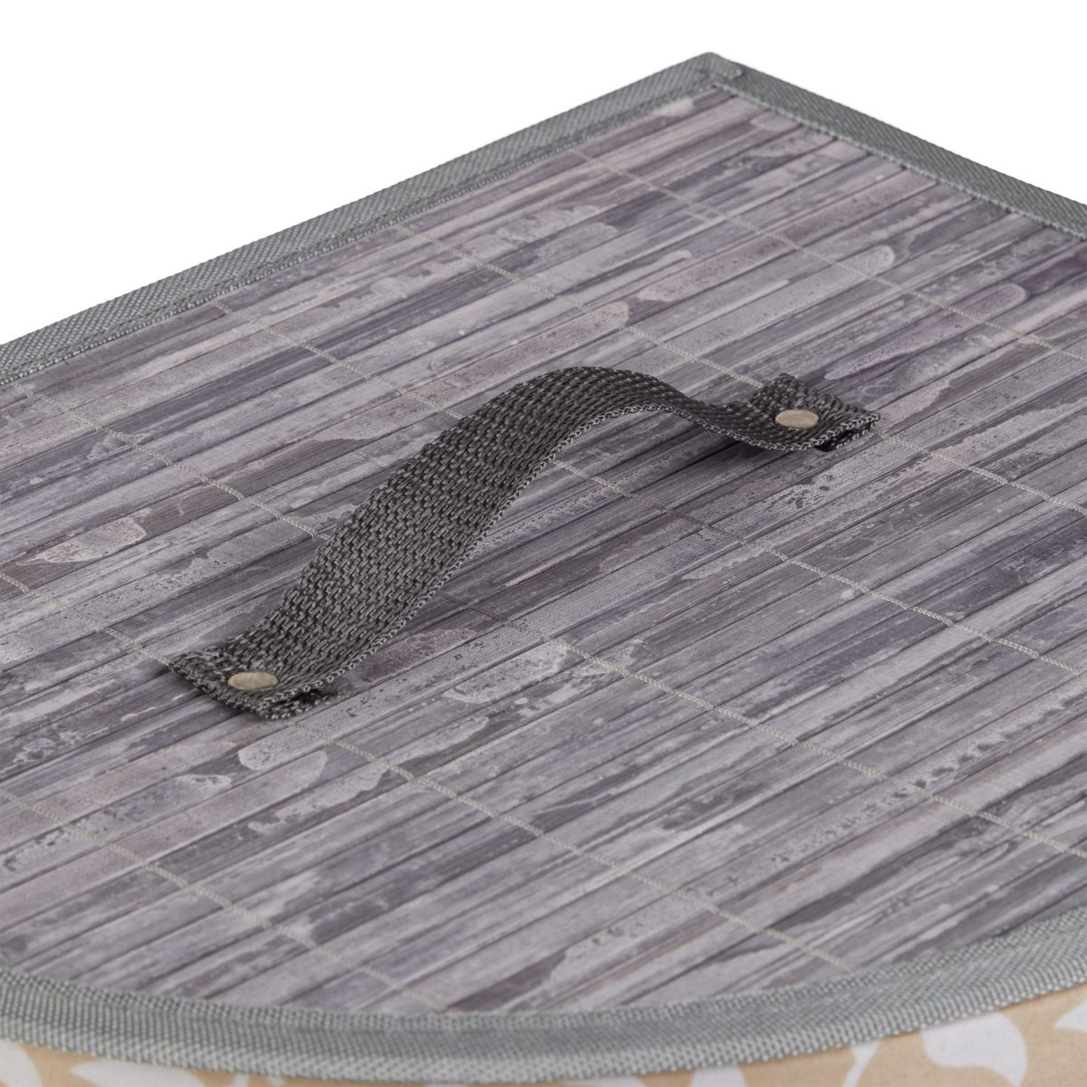 Cos de rufe Relaxdays, gri, 30 l, 50 x 39 x 30, 5 cm - imagine 9