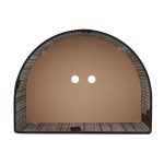 Cos de rufe Relaxdays, negru, 30 l, 50 x 39 x 30, 5 cm - imagine 6