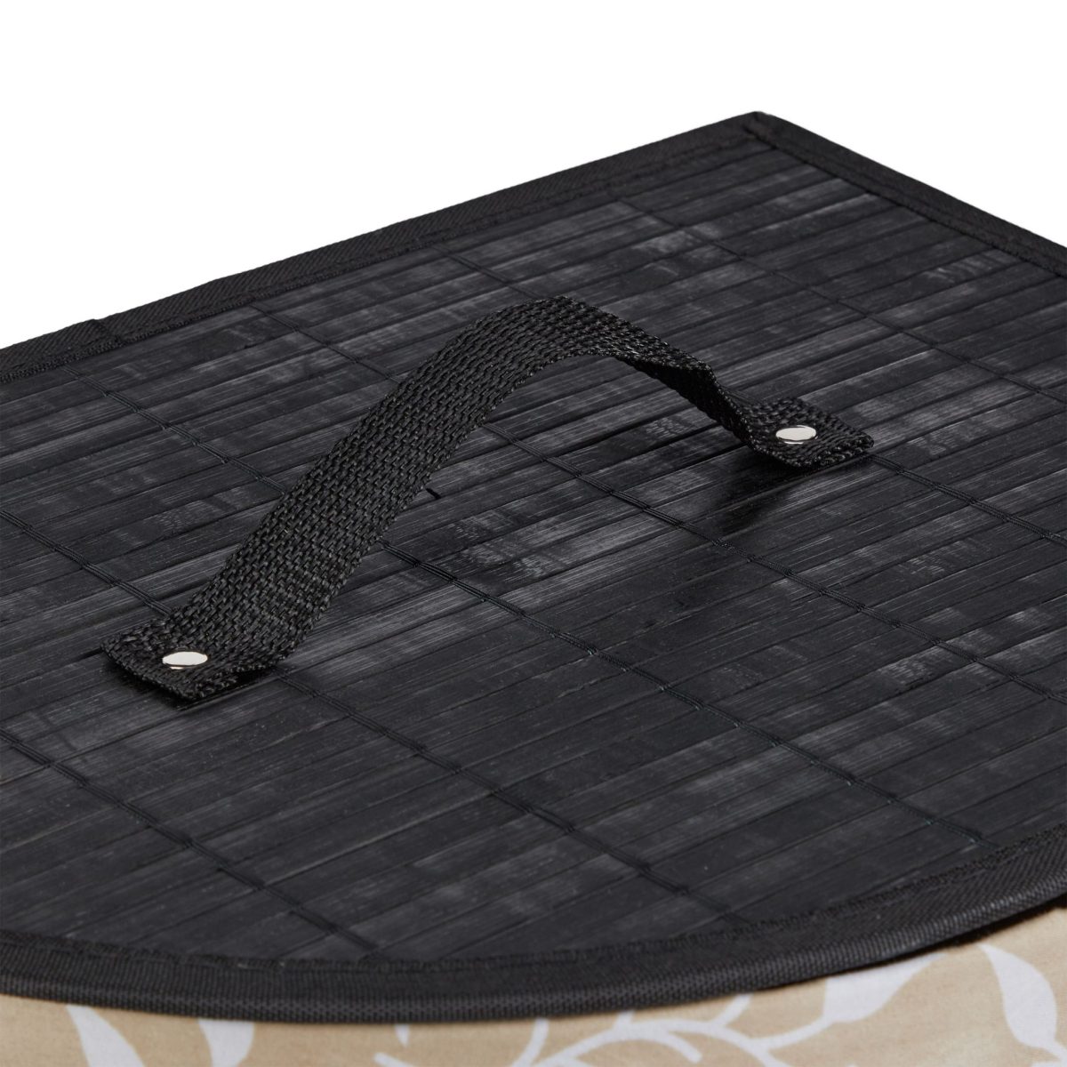 Cos de rufe Relaxdays, negru, 30 l, 50 x 39 x 30, 5 cm - imagine 7
