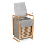 Cos de rufe din bambus, 45 l, RelaxDays, 60 x 40 x 35 cm - imagine 5