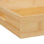Tava servire din bambus, dimensiuni 5 x 34,5 x 25 cm, Relaxdays - imagine 7
