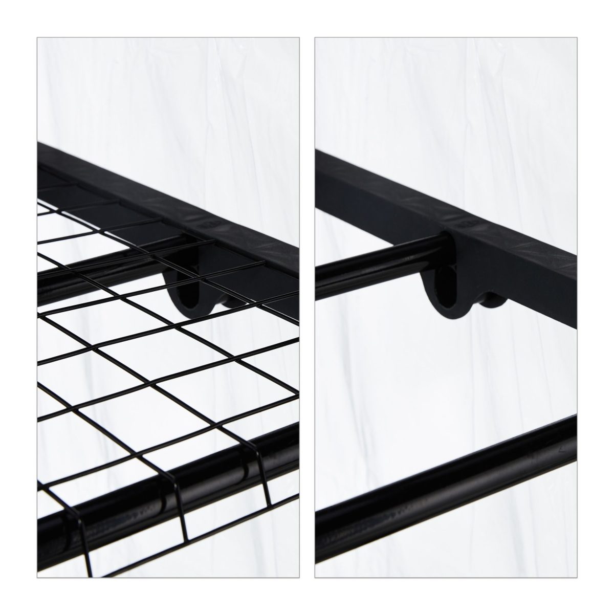 Mini sera pentru flori si legume, 4 nivele, 127 x 68 x 49 cm, plastic/otel, transparent - imagine 5