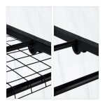 Mini sera pentru flori si legume, 4 nivele, 127 x 68 x 49 cm, plastic/otel, transparent - imagine 5