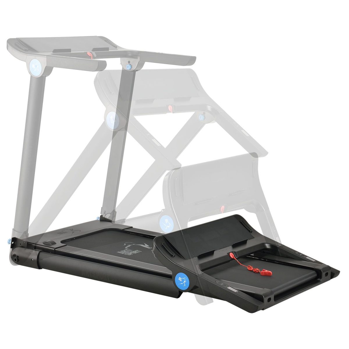 Banda de alergare Speedrunner SR1418, LCD Display, 14 km/h, 12 programe, Negru - imagine 8