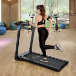 Banda de alergare Speedrunner SR1418, LCD Display, 14 km/h, 12 programe, Negru - imagine 2
