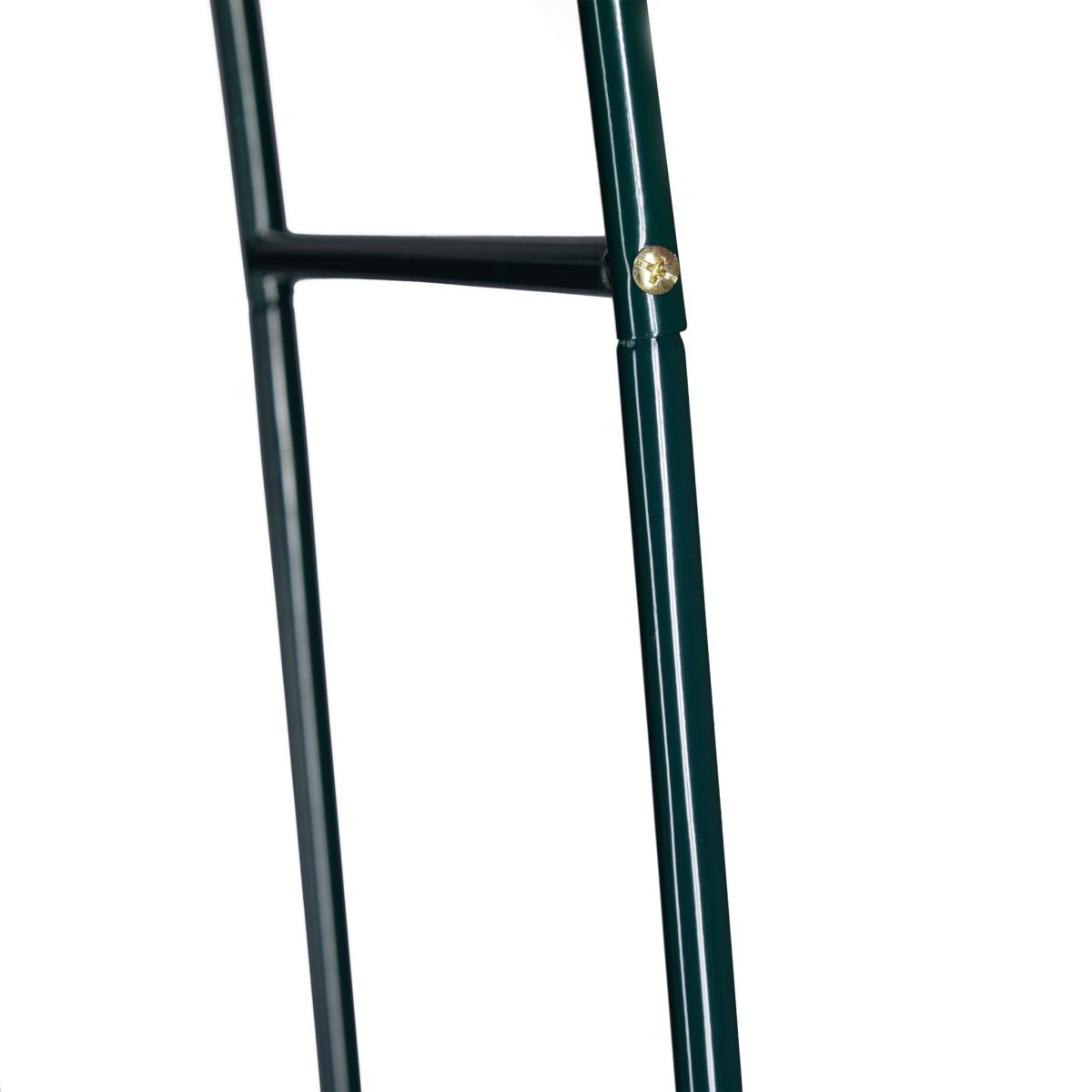 Arcada metalica de gradina pentru flori cataratoare, verde inchis, 240x140x38 cm, Relaxdays - imagine 6