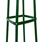 Suport flori de gradina, obelisc, 192 x 35 x 35 cm, verde, Relaxdays - imagine 7