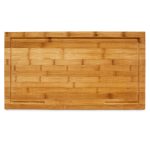 Tocator de bucatarie, Relaxdays, din bambus, 52 x 29 cm - imagine 5