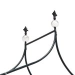 Arcada metalica de gradina pentru flori cataratoare, 240 x 170 x 38 cm, Relaxdays - imagine 6