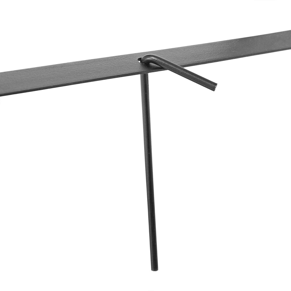 Arcada metalica de gradina pentru flori cataratoare, negru, 226 x 144 x 36,5 cm, Relaxdays - imagine 8