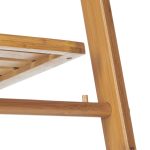 Suport prosoape tip scara, cu 3 rafturi, Relaxdays, bambus, 152 x 53 x 31 cm - imagine 6