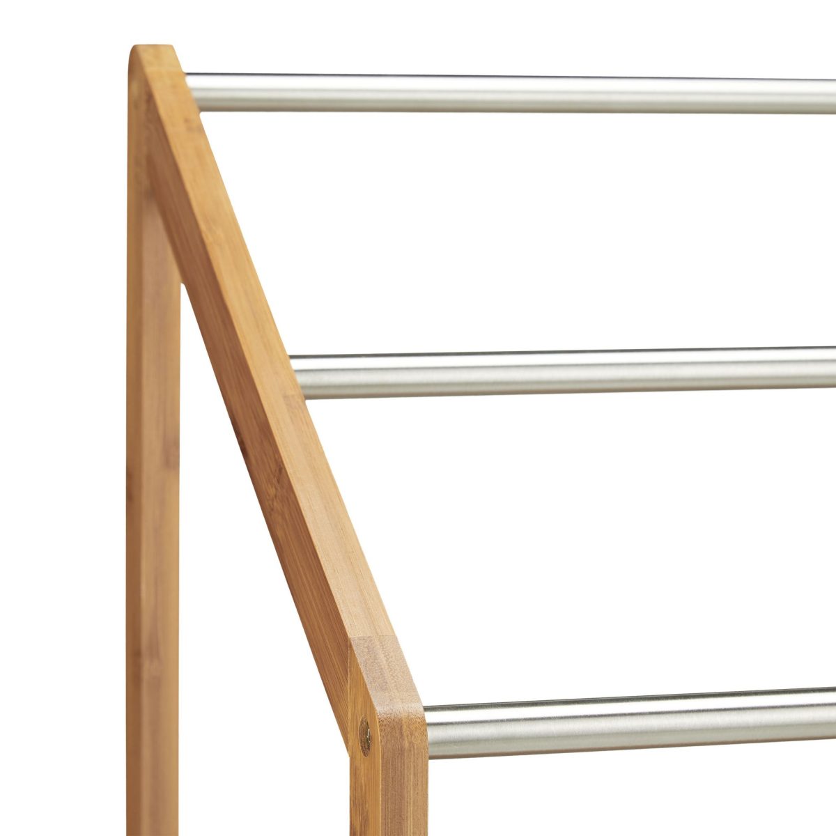 Suport prosoape tip stand, Relaxdays, bambus, 85 x 51 x 31 cm - imagine 7