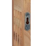 Raft Relaxdays din lemn de nuc, natur, 66 x 93 x 22 cm - imagine 7
