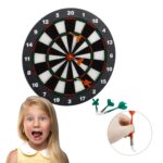 Joc Darts, placa diametru 42 cm, 6 sageti, plastic