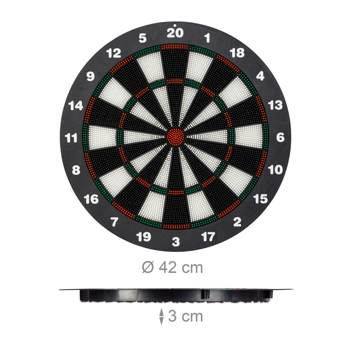 Joc Darts, placa diametru 42 cm, 6 sageti, plastic - imagine 2