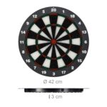 Joc Darts, placa diametru 42 cm, 6 sageti, plastic - imagine 2